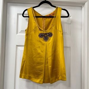 Tory, Burch, 100% silk tank top
